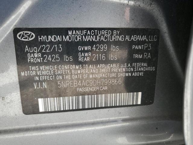 Photo 11 VIN: 5NPEB4AC9DH799866 - HYUNDAI SONATA GLS 