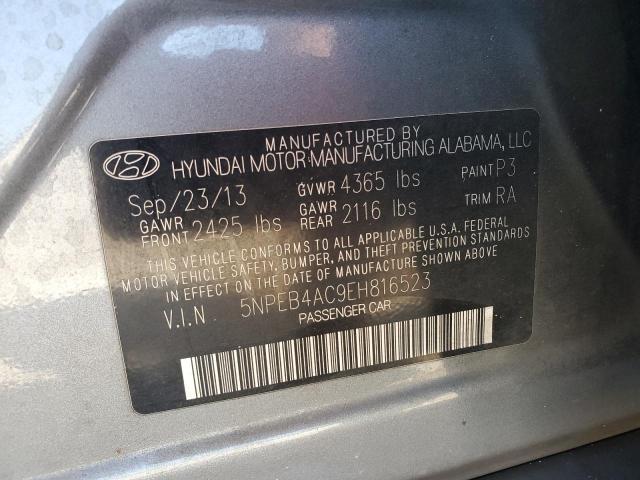 Photo 12 VIN: 5NPEB4AC9EH816523 - HYUNDAI SONATA GLS 