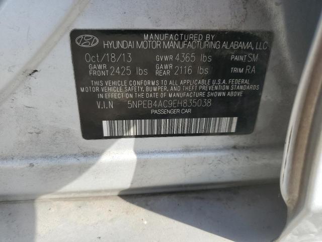 Photo 11 VIN: 5NPEB4AC9EH835038 - HYUNDAI SONATA GLS 