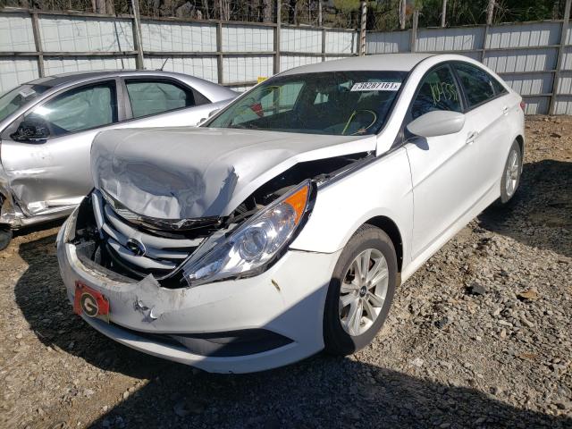 Photo 1 VIN: 5NPEB4AC9EH838165 - HYUNDAI SONATA GLS 