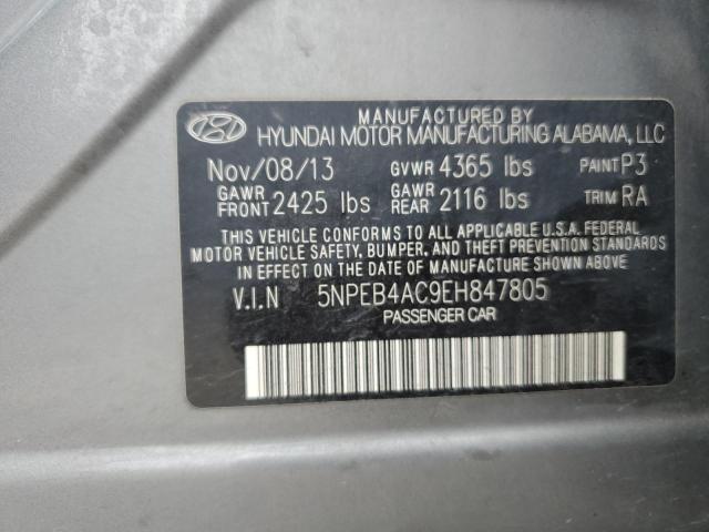 Photo 12 VIN: 5NPEB4AC9EH847805 - HYUNDAI SONATA 