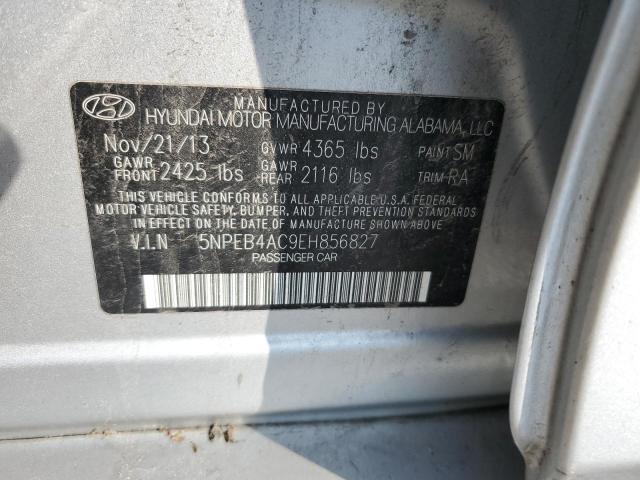 Photo 11 VIN: 5NPEB4AC9EH856827 - HYUNDAI SONATA 