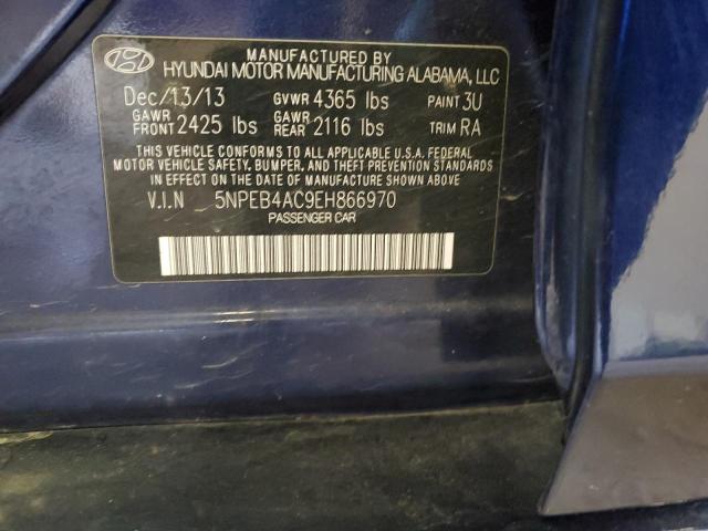 Photo 11 VIN: 5NPEB4AC9EH866970 - HYUNDAI SONATA 