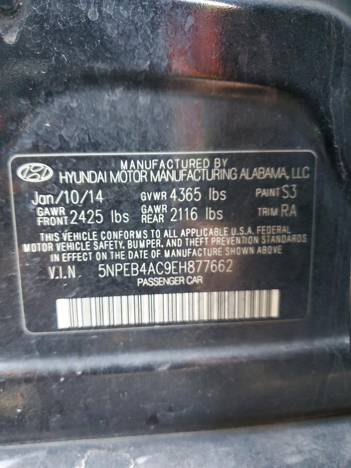 Photo 13 VIN: 5NPEB4AC9EH877662 - HYUNDAI SONATA 