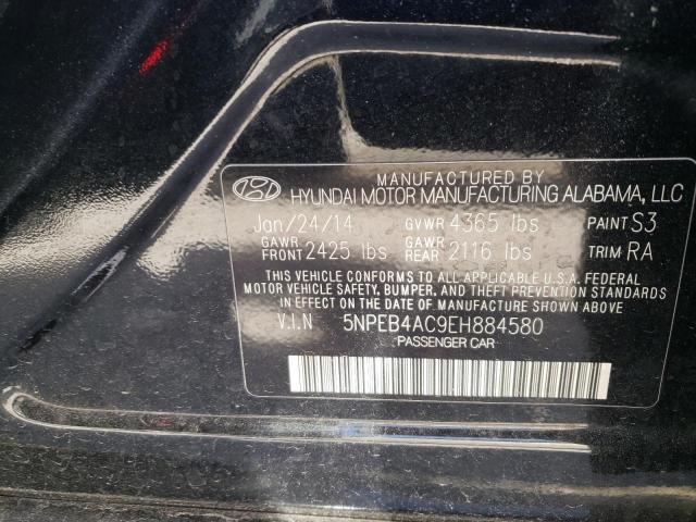 Photo 11 VIN: 5NPEB4AC9EH884580 - HYUNDAI SONATA GLS 