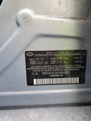 Photo 11 VIN: 5NPEB4AC9EH884983 - HYUNDAI ACCENT GL 