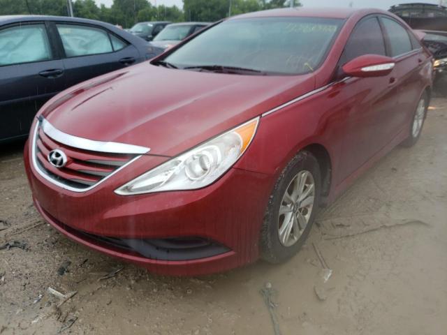 Photo 1 VIN: 5NPEB4AC9EH887642 - HYUNDAI SONATA GLS 