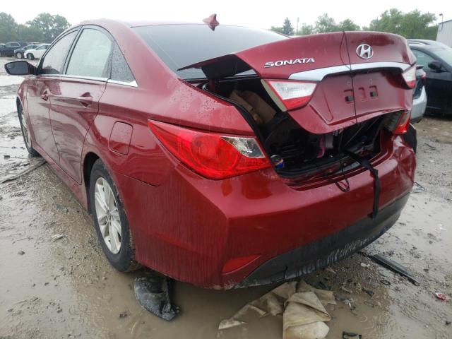 Photo 2 VIN: 5NPEB4AC9EH887642 - HYUNDAI SONATA GLS 