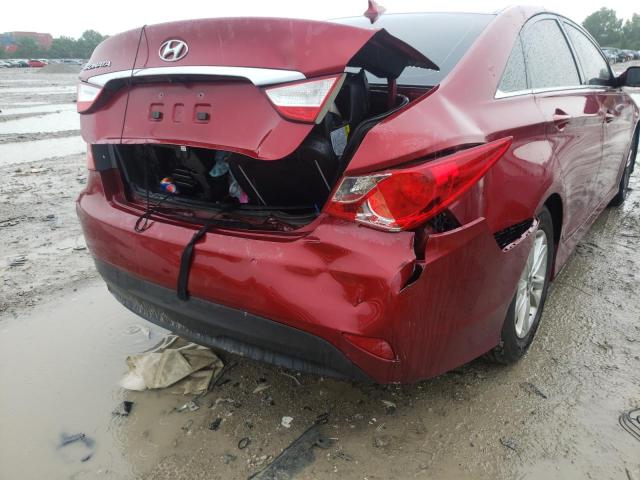 Photo 8 VIN: 5NPEB4AC9EH887642 - HYUNDAI SONATA GLS 