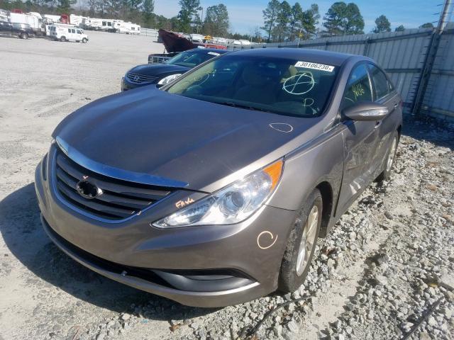 Photo 1 VIN: 5NPEB4AC9EH899595 - HYUNDAI SONATA GLS 