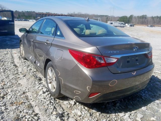 Photo 2 VIN: 5NPEB4AC9EH899595 - HYUNDAI SONATA GLS 