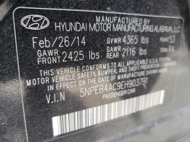 Photo 12 VIN: 5NPEB4AC9EH903791 - HYUNDAI SONATA GLS 