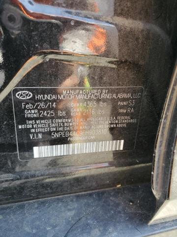 Photo 11 VIN: 5NPEB4AC9EH903810 - HYUNDAI SONATA GLS 