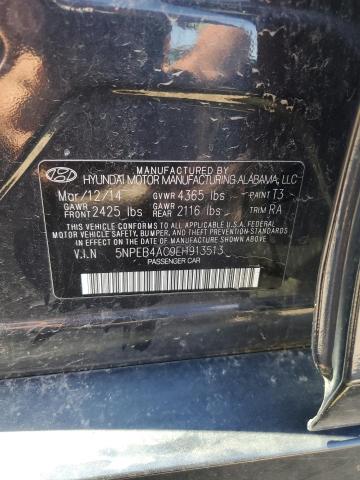 Photo 11 VIN: 5NPEB4AC9EH913513 - HYUNDAI SONATA GLS 