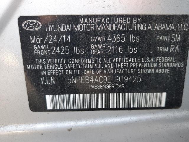 Photo 11 VIN: 5NPEB4AC9EH919425 - HYUNDAI SONATA 