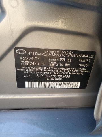 Photo 12 VIN: 5NPEB4AC9EH919490 - HYUNDAI SONATA GLS 