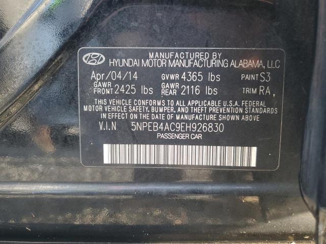 Photo 12 VIN: 5NPEB4AC9EH926830 - HYUNDAI SONATA GLS 