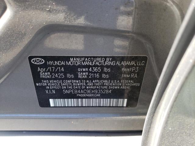 Photo 9 VIN: 5NPEB4AC9EH935284 - HYUNDAI SONATA GLS 