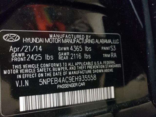 Photo 11 VIN: 5NPEB4AC9EH935558 - HYUNDAI SONATA 