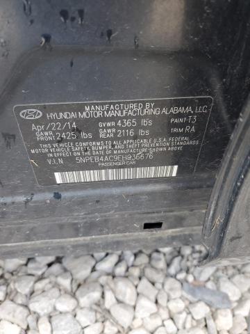 Photo 12 VIN: 5NPEB4AC9EH936676 - HYUNDAI SONATA GLS 