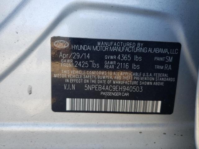 Photo 11 VIN: 5NPEB4AC9EH940503 - HYUNDAI SONATA GLS 