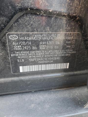 Photo 11 VIN: 5NPEB4AC9EH940646 - HYUNDAI SONATA GLS 