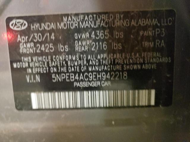 Photo 11 VIN: 5NPEB4AC9EH942218 - HYUNDAI SONATA GLS 