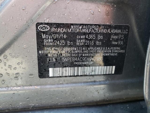 Photo 11 VIN: 5NPEB4AC9EH942980 - HYUNDAI SONATA 