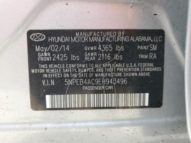 Photo 11 VIN: 5NPEB4AC9EH943496 - HYUNDAI SONATA 