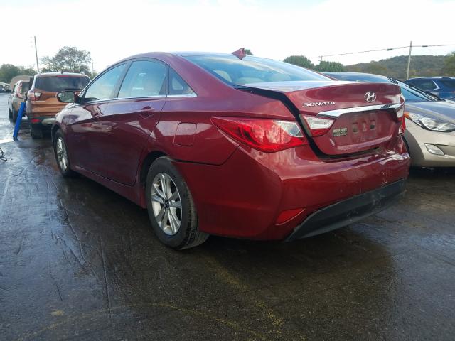 Photo 2 VIN: 5NPEB4AC9EH944647 - HYUNDAI SONATA GLS 