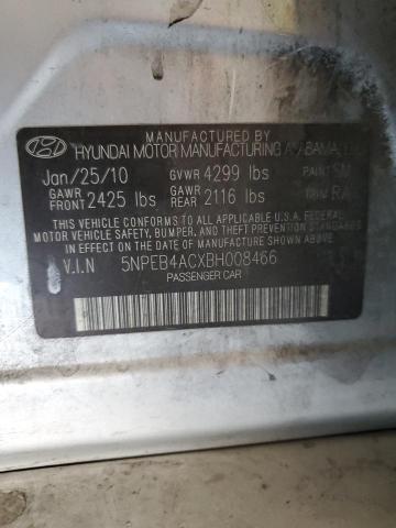 Photo 11 VIN: 5NPEB4ACXBH008466 - HYUNDAI SONATA 