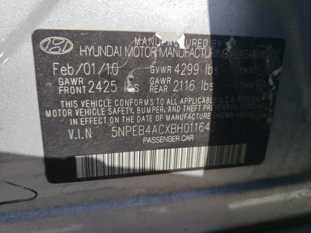 Photo 12 VIN: 5NPEB4ACXBH011643 - HYUNDAI SONATA 