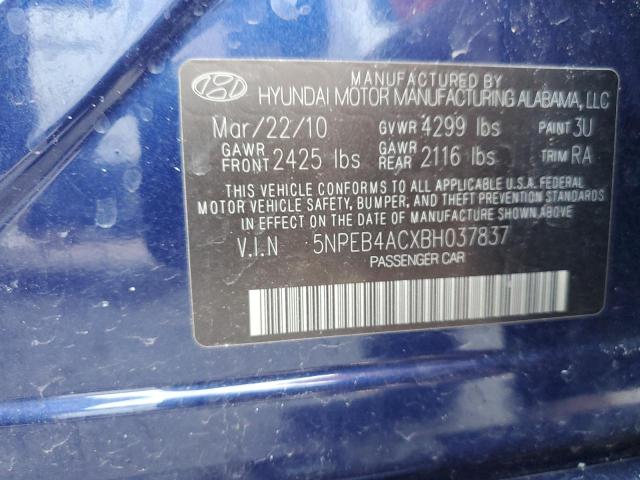 Photo 12 VIN: 5NPEB4ACXBH037837 - HYUNDAI SONATA 