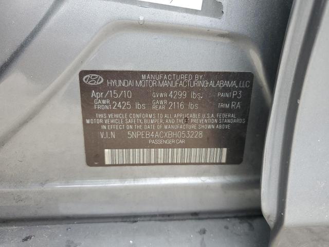 Photo 11 VIN: 5NPEB4ACXBH053228 - HYUNDAI SONATA GLS 