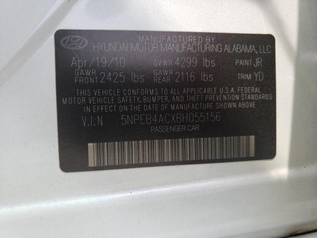 Photo 9 VIN: 5NPEB4ACXBH055156 - HYUNDAI SONATA GLS 