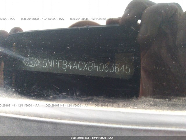 Photo 8 VIN: 5NPEB4ACXBH063645 - HYUNDAI SONATA 