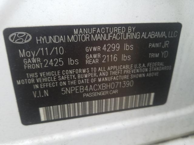 Photo 9 VIN: 5NPEB4ACXBH071390 - HYUNDAI SONATA GLS 