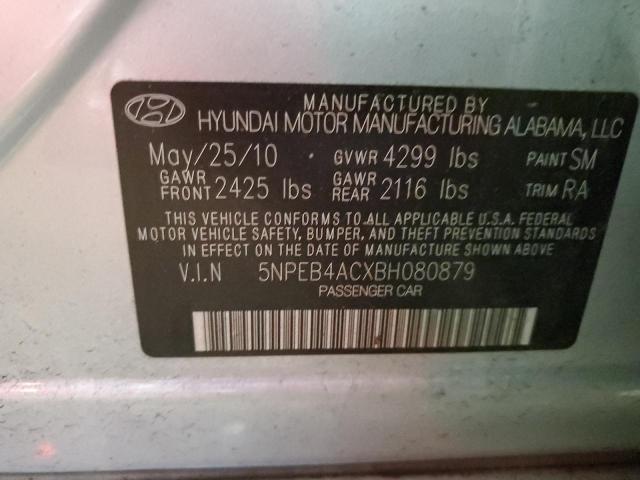 Photo 9 VIN: 5NPEB4ACXBH080879 - HYUNDAI SONATA GLS 