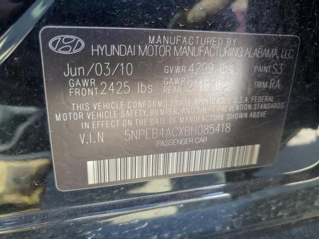 Photo 11 VIN: 5NPEB4ACXBH085418 - HYUNDAI SONATA GLS 