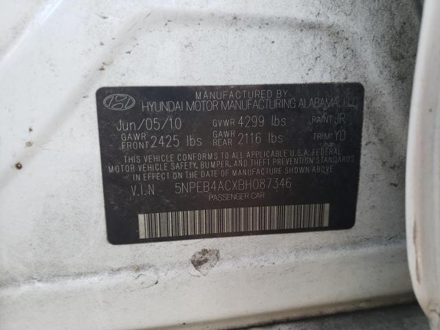 Photo 9 VIN: 5NPEB4ACXBH087346 - HYUNDAI SONATA GLS 