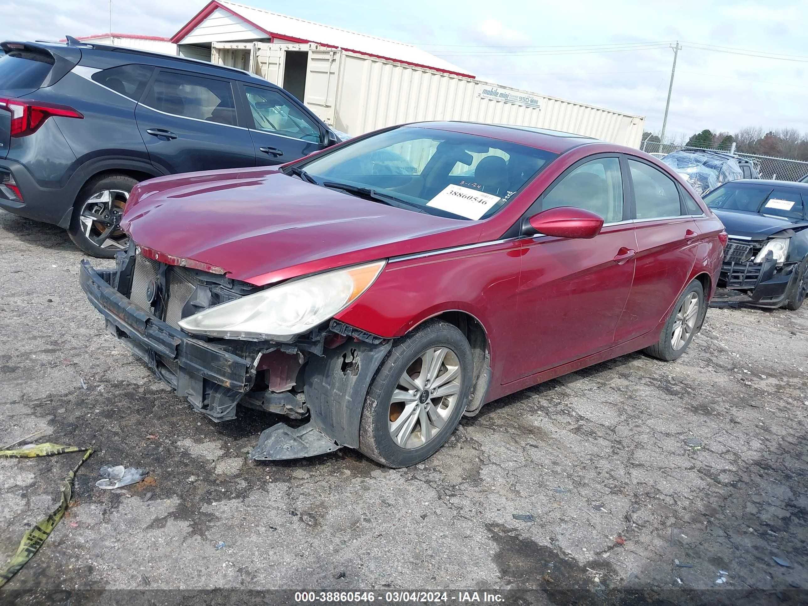 Photo 1 VIN: 5NPEB4ACXBH091347 - HYUNDAI SONATA 