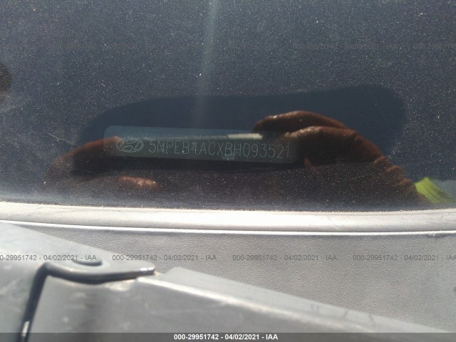 Photo 8 VIN: 5NPEB4ACXBH093521 - HYUNDAI SONATA 