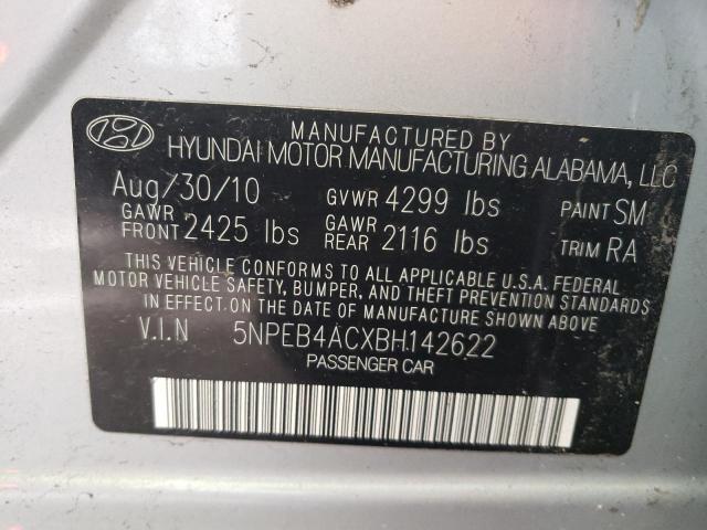 Photo 9 VIN: 5NPEB4ACXBH142622 - HYUNDAI SONATA GLS 