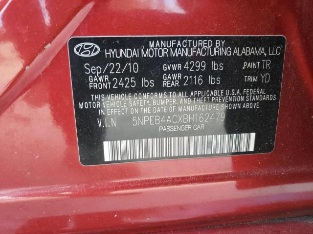 Photo 11 VIN: 5NPEB4ACXBH162479 - HYUNDAI SONATA GLS 