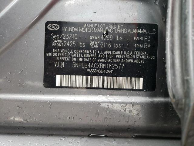 Photo 11 VIN: 5NPEB4ACXBH162577 - HYUNDAI SONATA GLS 