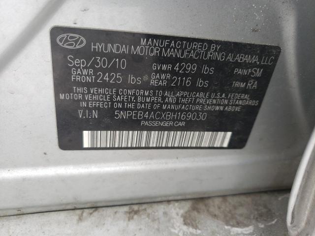 Photo 9 VIN: 5NPEB4ACXBH169030 - HYUNDAI SONATA GLS 