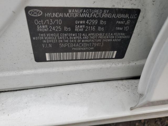 Photo 11 VIN: 5NPEB4ACXBH179413 - HYUNDAI SONATA GLS 