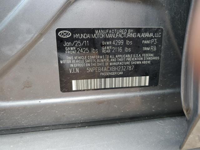 Photo 12 VIN: 5NPEB4ACXBH232787 - HYUNDAI SONATA GLS 