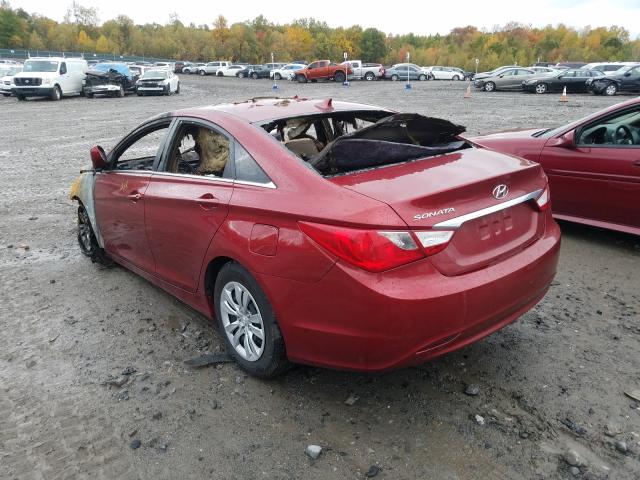 Photo 2 VIN: 5NPEB4ACXBH233034 - HYUNDAI SONATA GLS 