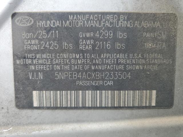 Photo 12 VIN: 5NPEB4ACXBH233504 - HYUNDAI SONATA GLS 